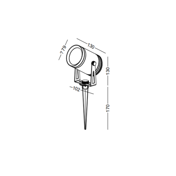 LSP185-IN220-9W Led flood light - Image 2
