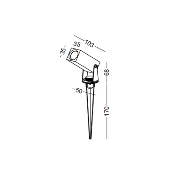 LSP187-IN220-3W Led flood light - Image 2