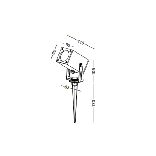 LSP188-IN220-6W Led flood light - Image 2
