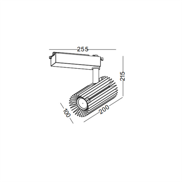 LSP190-SL-20W Led track light - Image 2