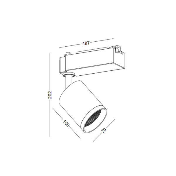 LSP195-16W Modern style led track light - Image 2