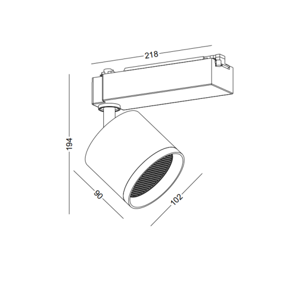 LSP196-24W Modern style led track light - Image 2