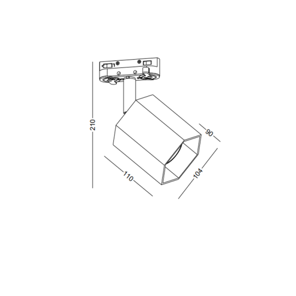 LSP226-WT-GU10 lamp led track light - Image 2