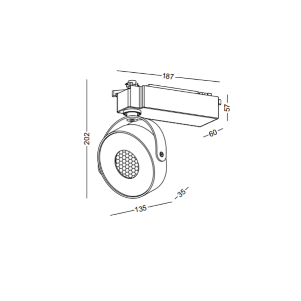 LSP228-WT-16W Cob led track light - Image 3