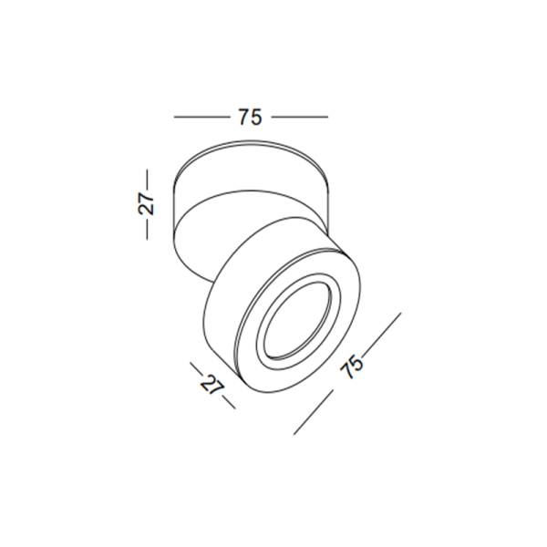 LSP705-WT-5W Cob led surface spot light - Image 2