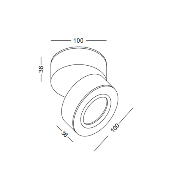 LSP706-BK-12W Cob led surface spot light - Image 2