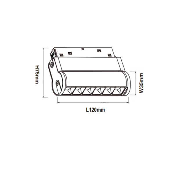 LSP714-6W Modern style led track light - Image 2