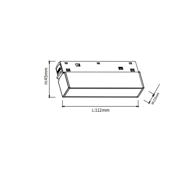 LSP721-6W Modern style led track light - Image 2