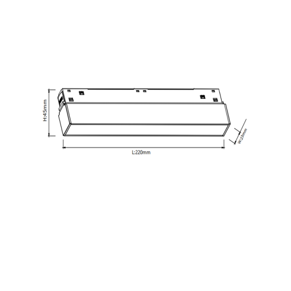 LSP722-12W Modern style led track light - Image 2