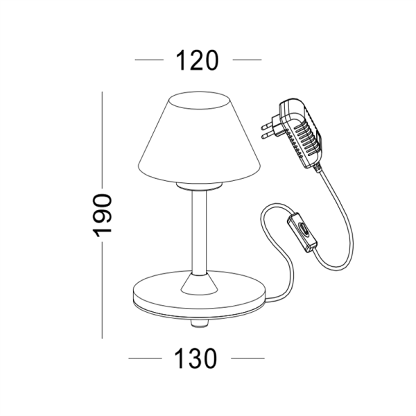 LTL029-CR-3W Led table light - Image 2