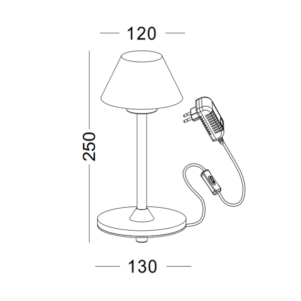LTL030-CR-3W Led table light - Image 2