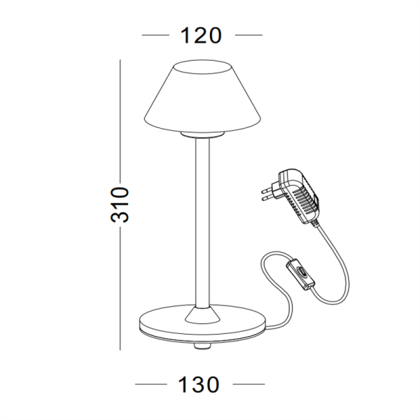 LTL031-BK-3W Led table light - Image 2