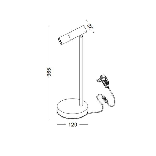 LTL038-WT-3W Led table light - Image 2