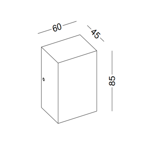 LWA166-1*1W Indoor hallway led wall light - Image 3