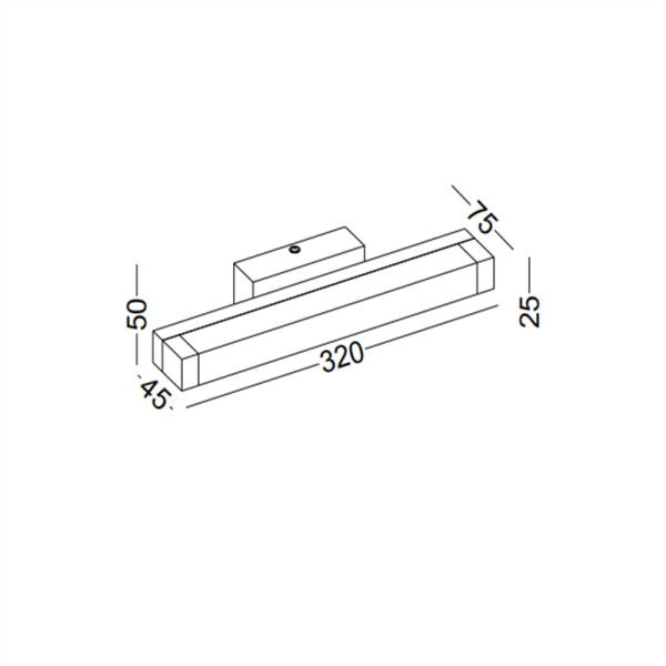 LWA195-6W Led bathroom light - Image 2