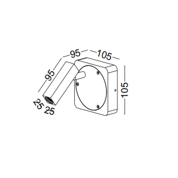 LWA203-3W Led reading light - Image 2