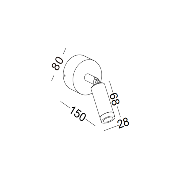 LWA205-3W Round base led reading light - Image 3