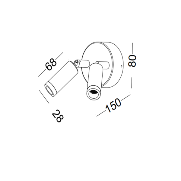 LWA206-2*3W Led reading light - Image 2