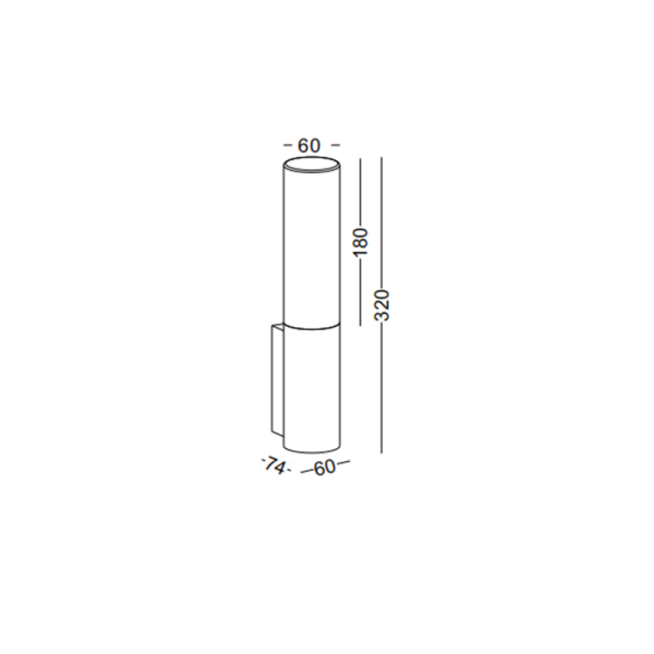 LWA210-6W Modern style led outdoor wall lamp - Image 2