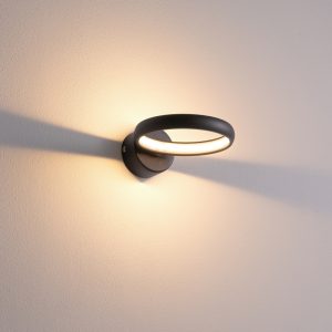 LWA222-BK-6W The ring series led wall lamp
