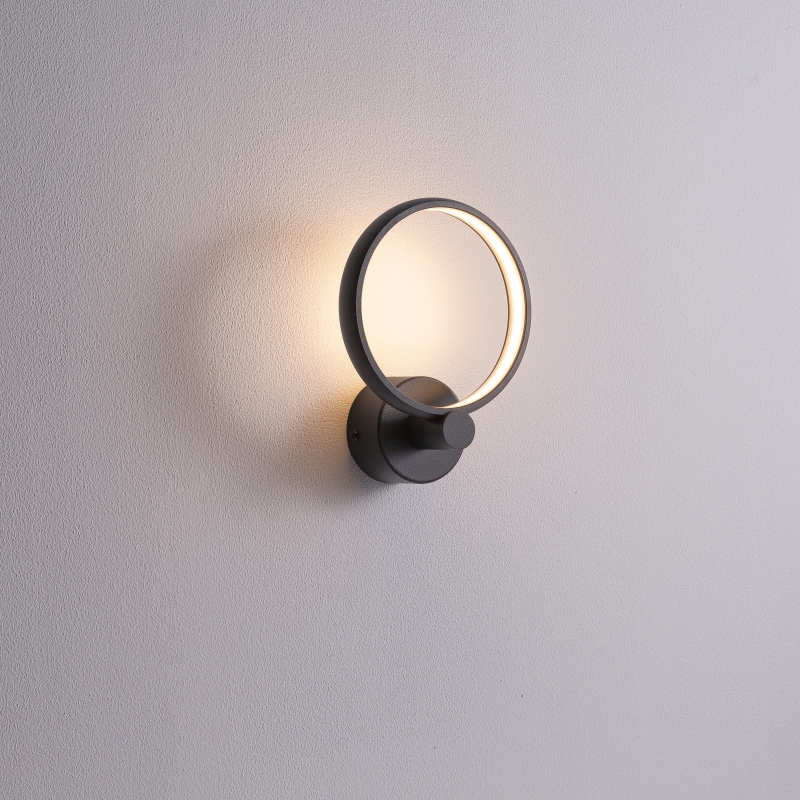 LWA223-BK-6W The ring series led wall lamp