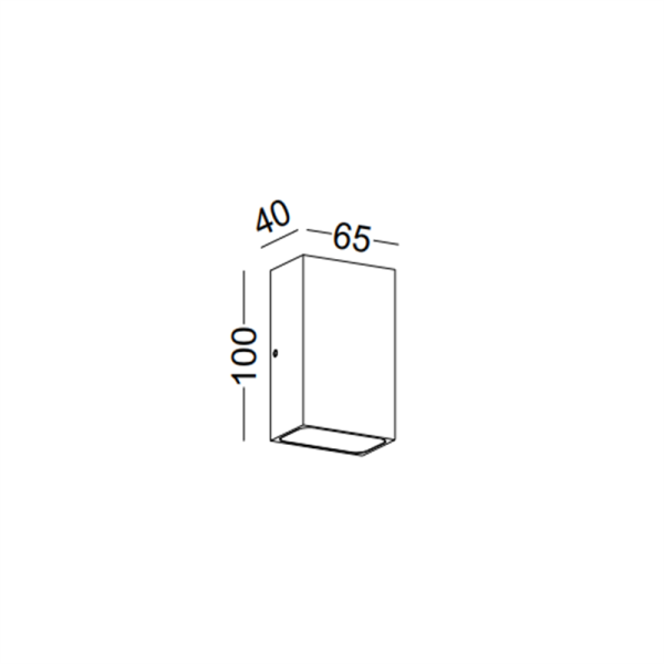 LWA251-2*1W Up and down led outdoor wall lamp - Image 2