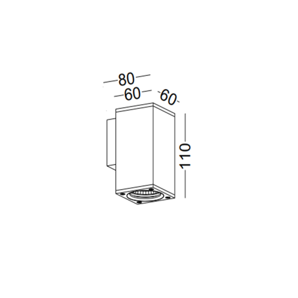 LWA253-6W Modern style led outdoor wall light - Image 3