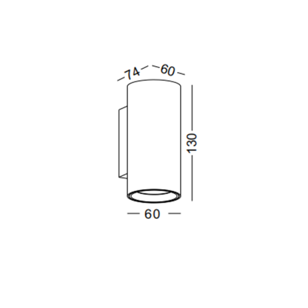 LWA277-SL-2*3W Up and down led wall light - Image 2