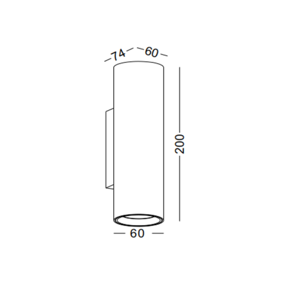 LWA278-SL-3W+6W up and down led wall light - Image 2