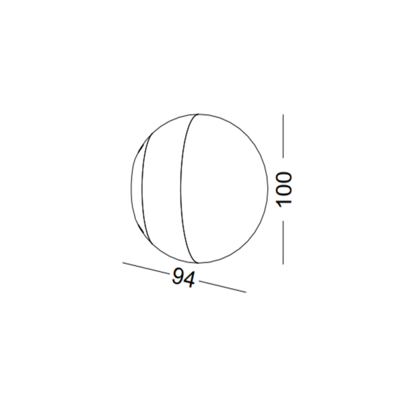 LWA282-4W Round led wall light - Image 3