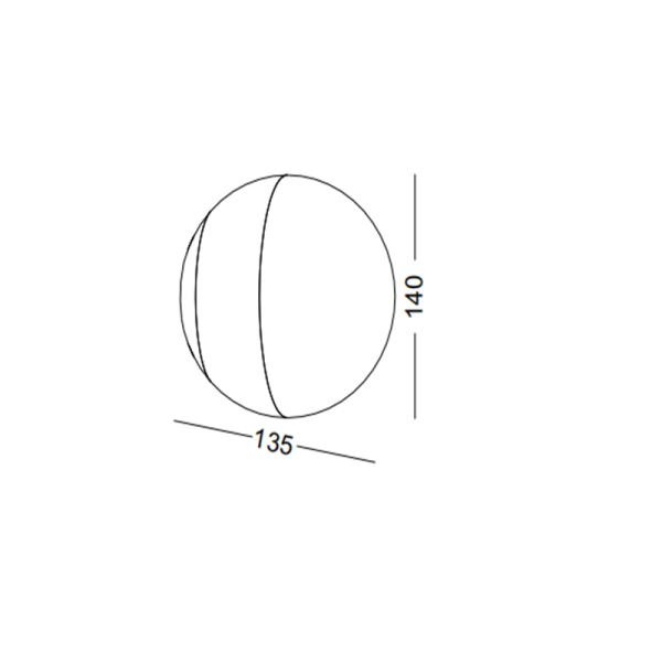 LWA284-6W Round led wall light - Image 2