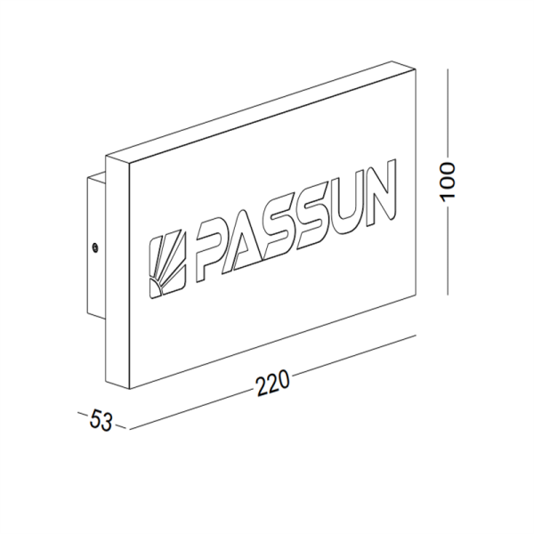 LWA294C-9W Company led wall light - Image 2