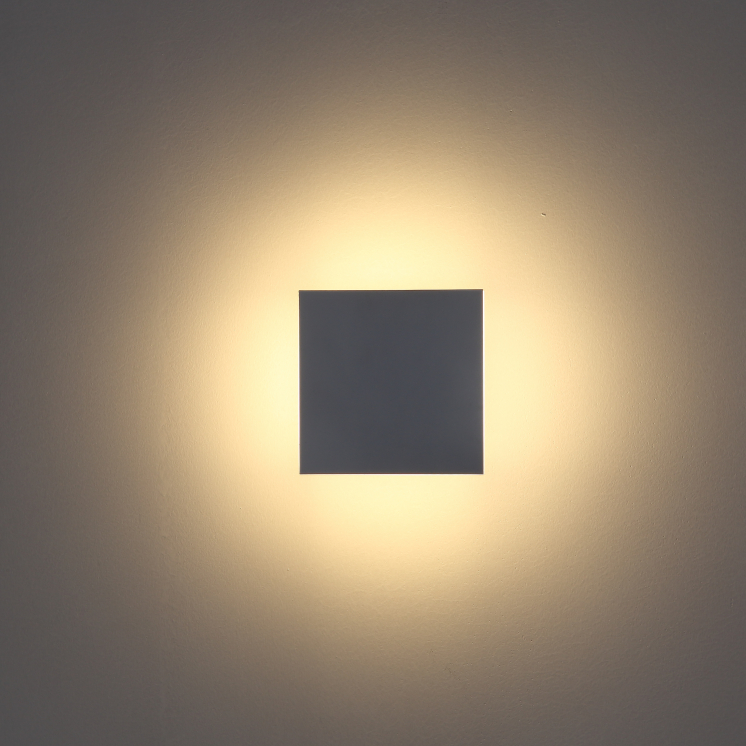 LWA295A-BK-3W Square led wall light