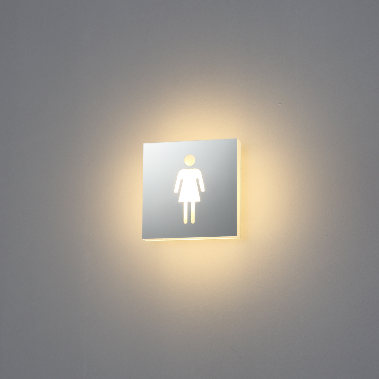 LWA295C-3W Female washroom led wall light