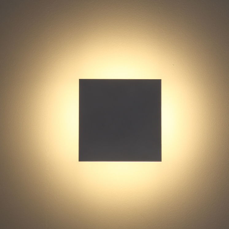 LWA296A-BK-6W Square led wall light