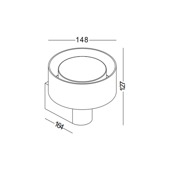 LWA297-WT-6W Up lighting led reading lamp - Image 3