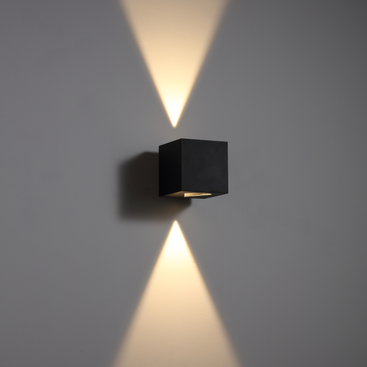LWA300F-BK-2*3W Up and down led outdoor wall light
