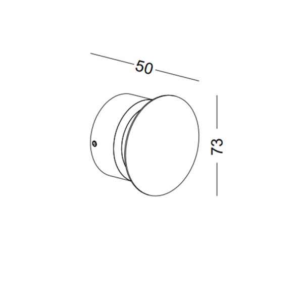 LWA302-WT-3W The eclipse series led wall light - Image 2