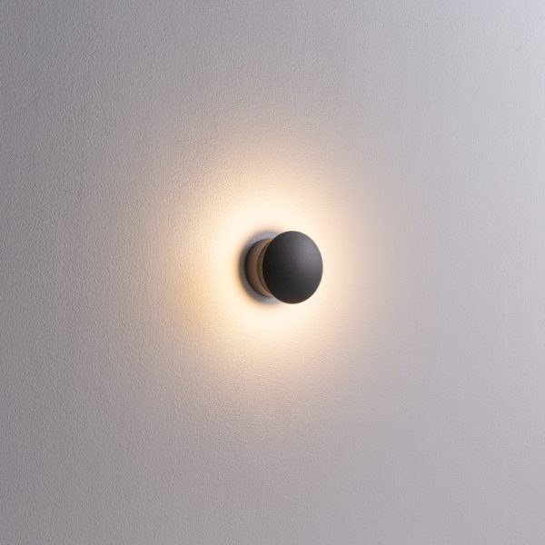 LWA302-BK-3W The eclipse series led wall light