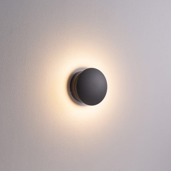 LWA304-BK-6W The eclipse series led wall light