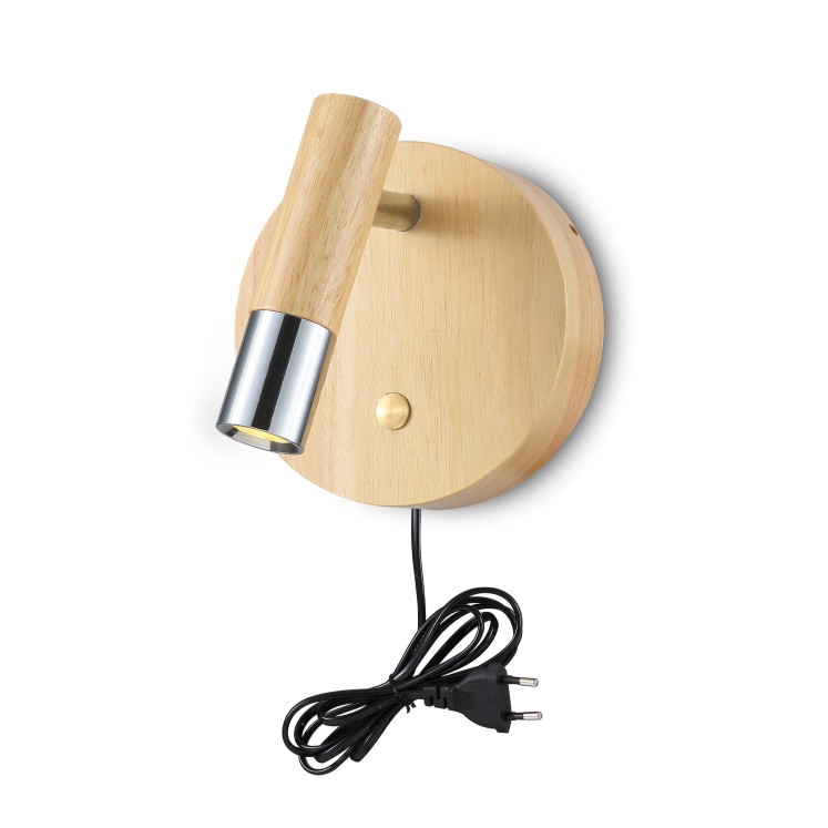 LWA314-CR-3W Beech led reading light