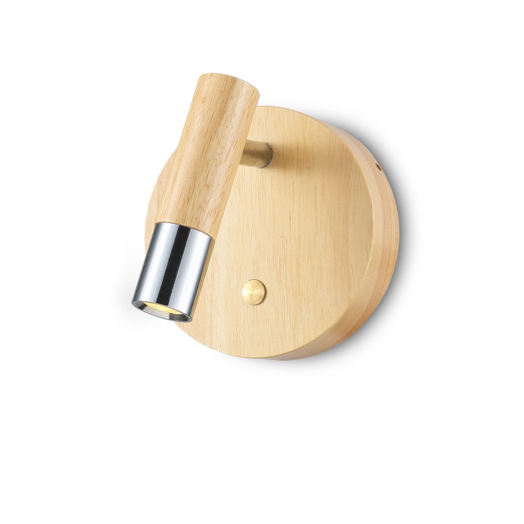 LWA315-CR-3W Beech led reading light