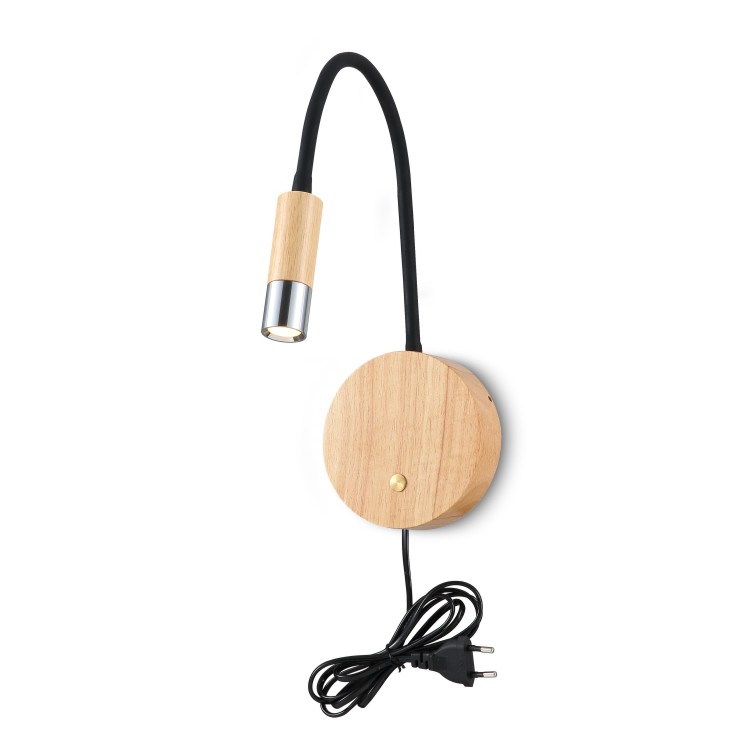 LWA316-CR-3W Beech led reading light