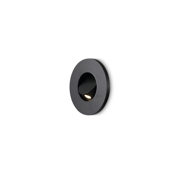 LWA319-BK-1W Round led reading light
