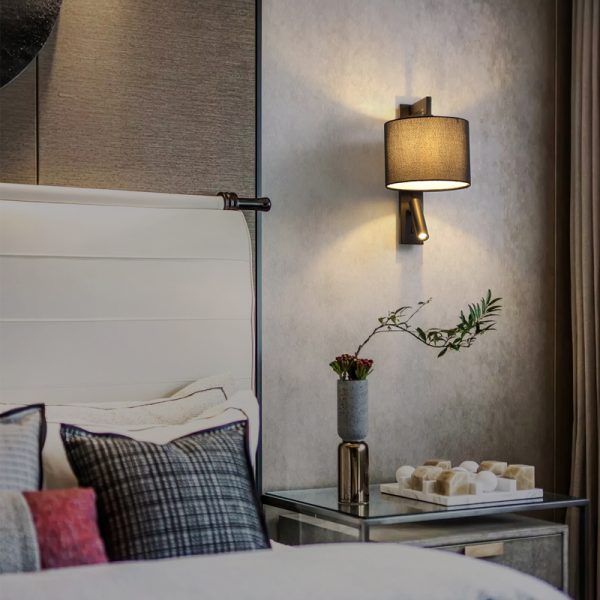 LWA335-BK-3W Hotel bedroom led reading light - Image 2