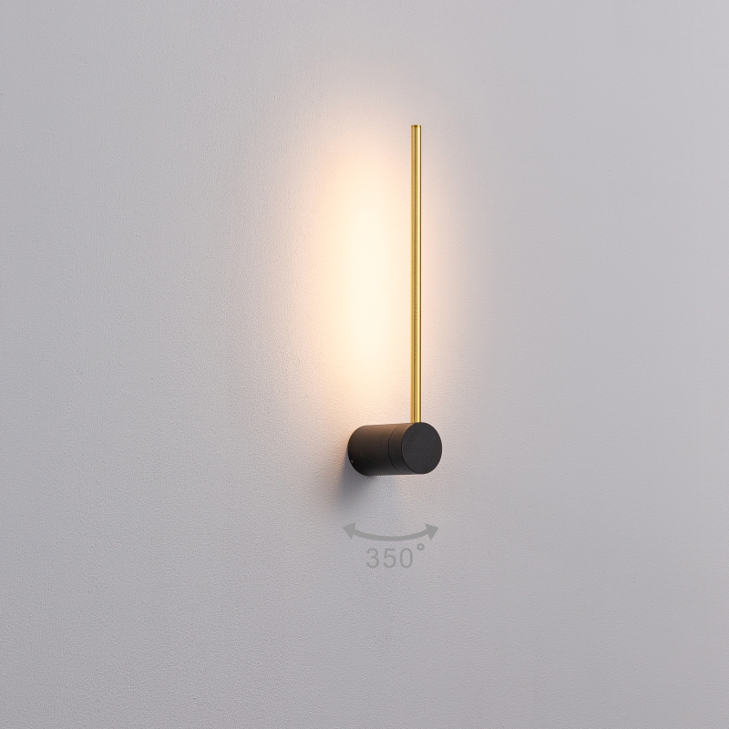 LWA360-GD-4W Minimalism rotatable led wall light