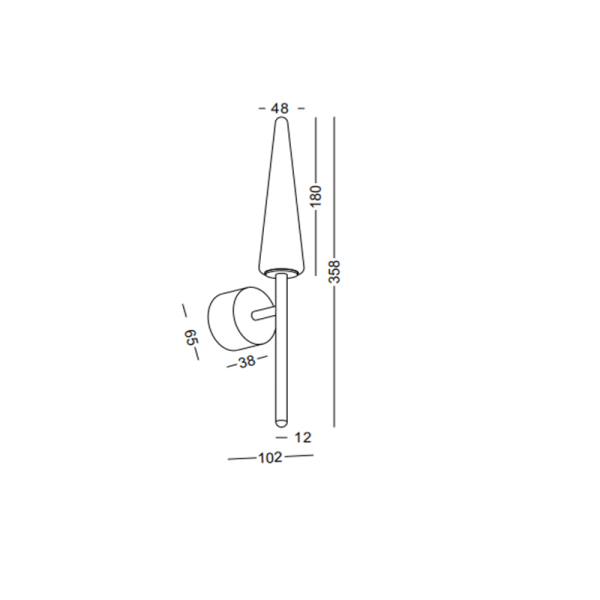 LWA366-3W Modern style led outdoor wall light - Image 3