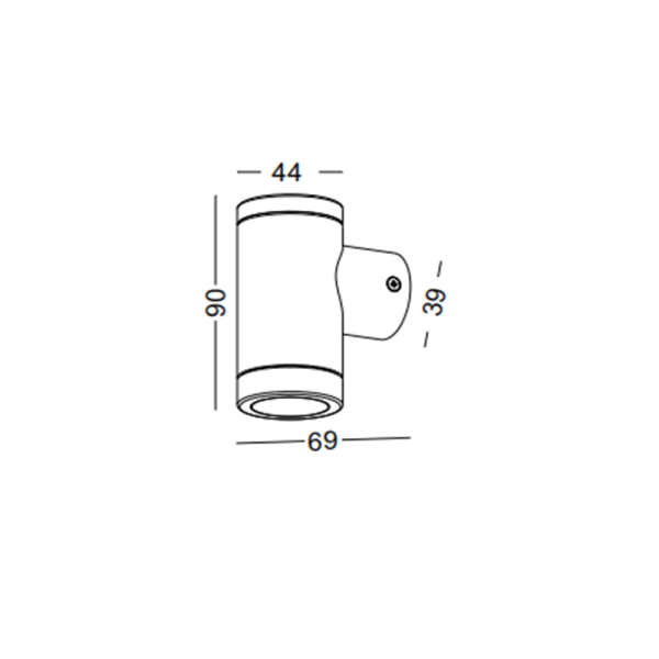 LWA369-3W Modern style led outdoor wall lamp - Image 2
