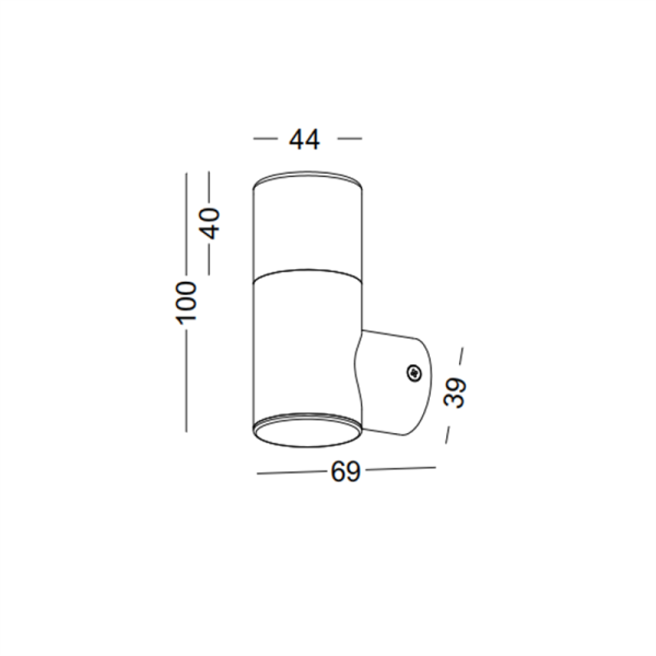 LWA371-3W Modern style led outdoor wall light - Image 3