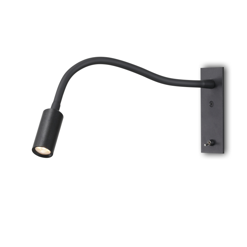 LWA373-BK-3W Led wall reading light